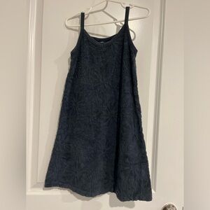 Old Navy Navy Blue Floral Kids Dress